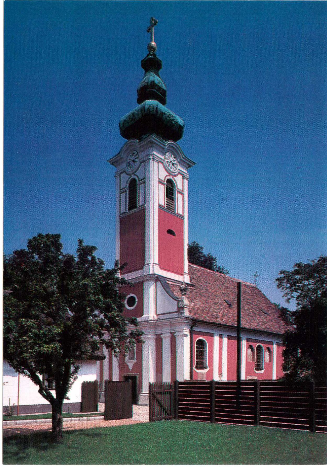  Templom látképe 1990-es évek.