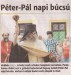 Péter-Pál napi búcsú Gráboc